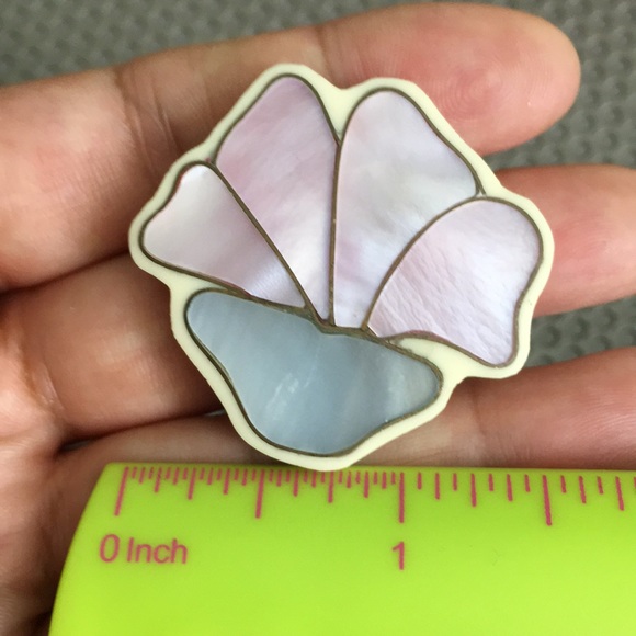 🖤Vtg MOP statement earrings - Picture 13 of 15